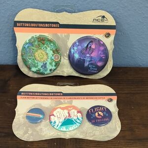 Disney Parks Avatar Button Set Brand New